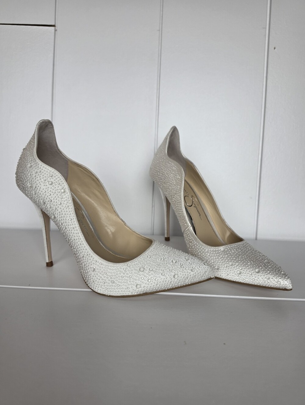 Jessica Simpson 4" Stiletto wedding shoe